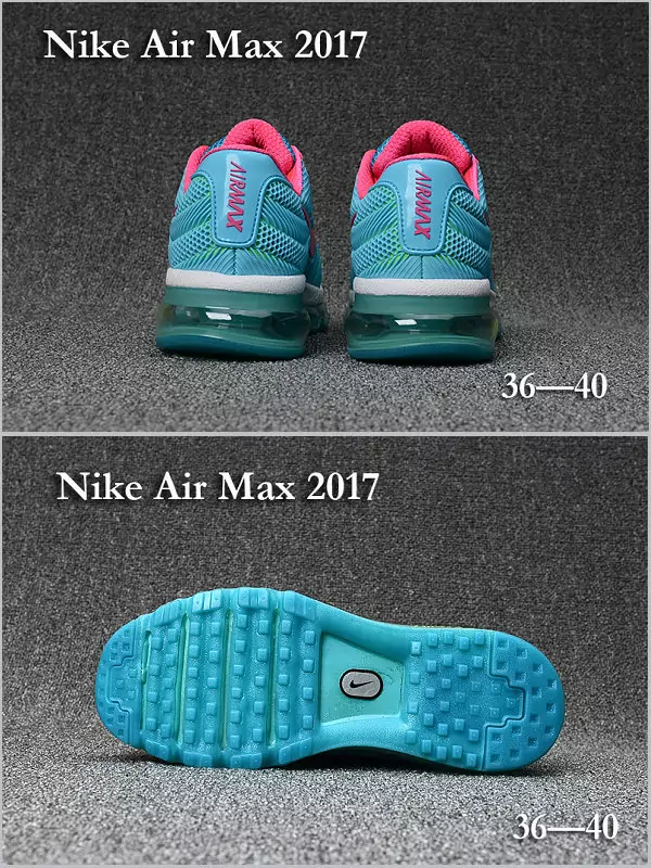 air max 2017 femmes sneakers vert rouge